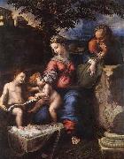 RAFFAELLO Sanzio Holy Family below the Oak china oil painting reproduction